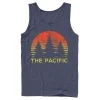 Licensed Character Men's The Pacific Trees Sunset Circle Sketch Tank -Haggar Sales 4430029
