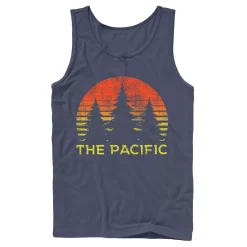 Licensed Character Men's The Pacific Trees Sunset Circle Sketch Tank