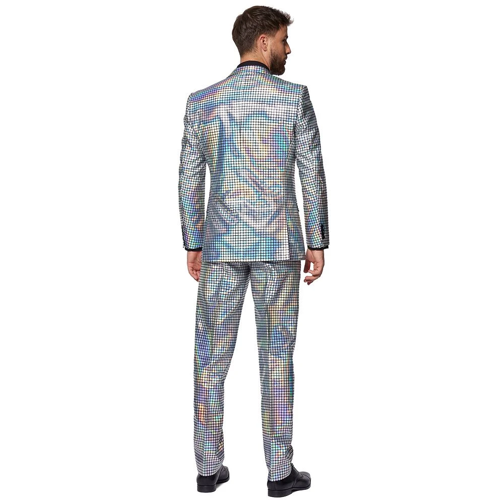 Men's OppoSuits Discoballer Slim-Fit Novelty Suit & Tie Set 4 Men's OppoSuits Discoballer Slim-Fit Novelty Suit & Tie Set - Image 2