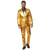 Men's OppoSuits Groovy Gold Slim-Fit Holiday Suit & Tie Set -Haggar Sales 4451434