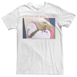 Licensed Character Men's Looney Tunes Bugs Bunny "Living My Best Life" Poster Tee