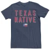 Licensed Character Men's Texas Native Little State Flag Tee -Haggar Sales 4476316