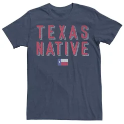 Licensed Character Men's Texas Native Little State Flag Tee