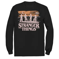 Licensed Character Men's Netflix Stranger Things Night Silhouettes Tee