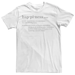 Licensed Character Men's Fifth Sun Happiness Definition Tee