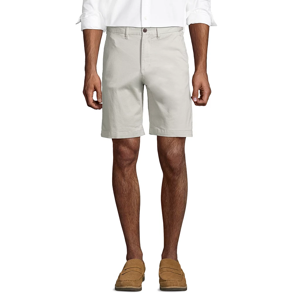 Men's Lands' End 9-inch Comfort-Waist Comfort-First Knockabout Chino Shorts 3 Men's Lands' End 9-inch Comfort-Waist Comfort-First Knockabout Chino Shorts