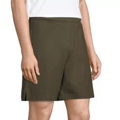 Men's Lands' End Jersey Knit Shorts 7 Men's Lands' End Jersey Knit Shorts -Haggar Sales 4548871 ALT2