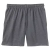 Men's Lands' End Jersey Knit Shorts -Haggar Sales 4548871 Charcoal Heather
