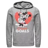 Licensed Character Men's Disney Mickey & Minnie Mouse Couple Goals Hoodie -Haggar Sales 4569928