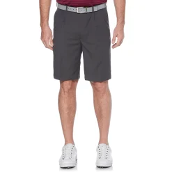 Men's Grand Slam Double-Pleated Active-Waistband Golf Shorts