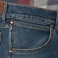 Men's Wrangler Weather Anything Slim-Fit Straight-Leg Jeans 12 Men's Wrangler Weather Anything Slim-Fit Straight-Leg Jeans -Haggar Sales 4587782 ALT4