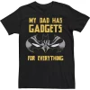 Licensed Character Men's DC Comics Batman My Dad Has Gadgets For Everything Tee 2 Licensed Character Men's DC Comics Batman My Dad Has Gadgets For Everything Tee -Haggar Sales 4673826