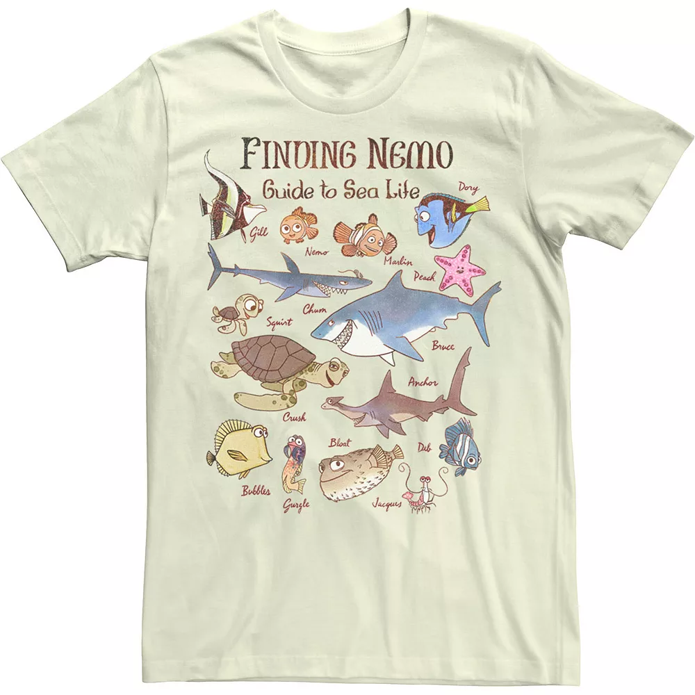 Licensed Character Men's Disney / Pixar Finding Nemo Fish Guide Tee 3 Licensed Character Men's Disney / Pixar Finding Nemo Fish Guide Tee