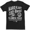Licensed Character Men's Nintendo Race Nights Gaming Logo Text Tee -Haggar Sales 4796638