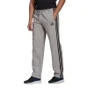 Men's Adidas Essentials Fleece Pants -Haggar Sales 4882608 Medium Gray Black