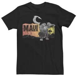 Licensed Character Big & Tall Disney Moana Maui Gradient Wave Tee