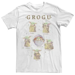 Big & Tall Star Wars: The Mandalorian Grogu Moods R16 Tee