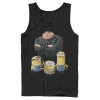 Licensed Character Men's Despicable Me Minions Count Dracula Portrait Tank -Haggar Sales 5048310