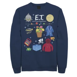 Licensed Character Men's E.T. Symbolic Movie Props Sweatshirt