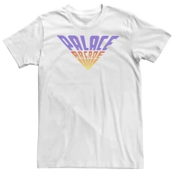 Licensed Character Big & Tall Stranger Things Palace Arcade Fading Logo Tee