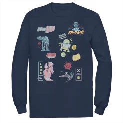 Licensed Character Men's Star Wars Icon Glitch Array Tee