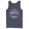 Licensed Character Men's Outdoorsy Type Silhouette Tank -Haggar Sales 5095748 Navy