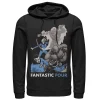 Men's Marvel Fantastic Four Group Shot Fight Mode Poster Hoodie -Haggar Sales 5102191