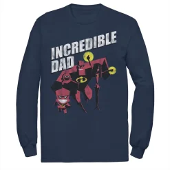 Licensed Character Men's Disney / Pixar Incredible Dad And Kids Tee