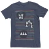 Licensed Character Men's Loveaboveall Text Tee -Haggar Sales 5135242