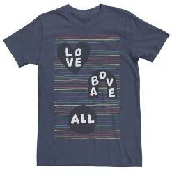 Licensed Character Men's Loveaboveall Text Tee