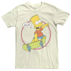 Licensed Character Men's The Simpsons Bart Simpson Eat My Shorts! Tee