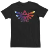 Licensed Character Men's Zelda Pride Hylian Crest Rainbow Gradient Fill Tee -Haggar Sales 5218162