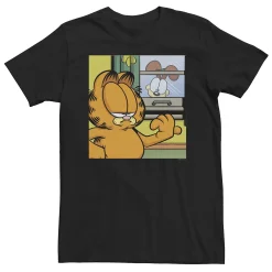 Licensed Character Big & Tall Garfield And Otis Portrait Tee