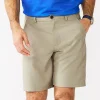 Men's Tek Gear® Solid Flat-Front Performance Golf Shorts -Haggar Sales 5296215 Aluminum