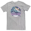Licensed Character Big & Tall Jurassic Park Retro Rex Scene Tee -Haggar Sales 5298813 Athletic Heather