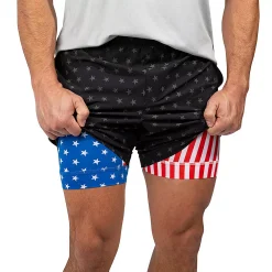 Men's Chubbies 7" Compression Lined Sport Shorts -Haggar Sales 5471899 ALT