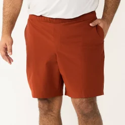 Big & Tall Apt. 9® Premier Flex E-Waist 9-inch Shorts