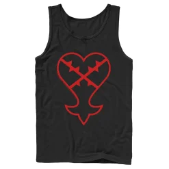 Licensed Character Men's Disney Kingdom Hearts Heartless Symbol Tank