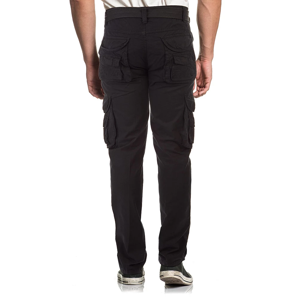 Men's Xray Slim-Fit Belted Cargo Pants 4 Men's Xray Slim-Fit Belted Cargo Pants - Image 2