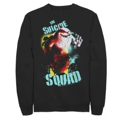 Licensed Character Men's The Suicide Squad King Shark Poster Sweatshirt