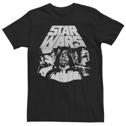 Licensed Character Men's Star Wars Rock Wars Group Logo Tee