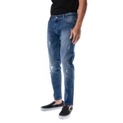 Men's RawX Distressed Stretch Skinny Jeans -Haggar Sales 5520177 ALT2