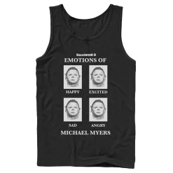 Licensed Character Men's Halloween 2 Emotions Of Michael Myers Tank