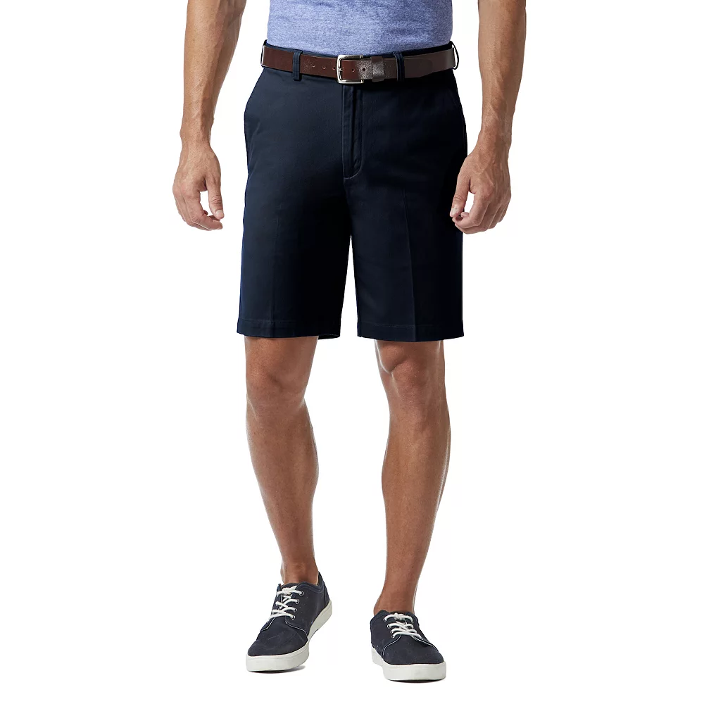 Men's Haggar® Straight-Fit Flat-Front Comfort Chino Shorts 3 Men's Haggar® Straight-Fit Flat-Front Comfort Chino Shorts