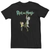 Licensed Character Big & Tall Rick & Morty Fist Pump Celebration Tee -Haggar Sales 5644407