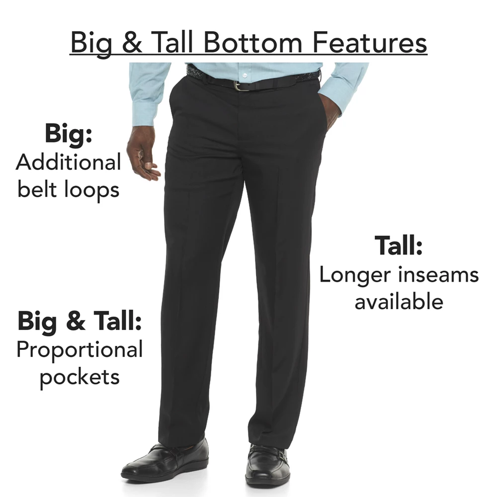 Big & Tall Lee® Performance Series Extreme Comfort Khaki Straight-Fit Pants 6 Big & Tall Lee® Performance Series Extreme Comfort Khaki Straight-Fit Pants - Image 4