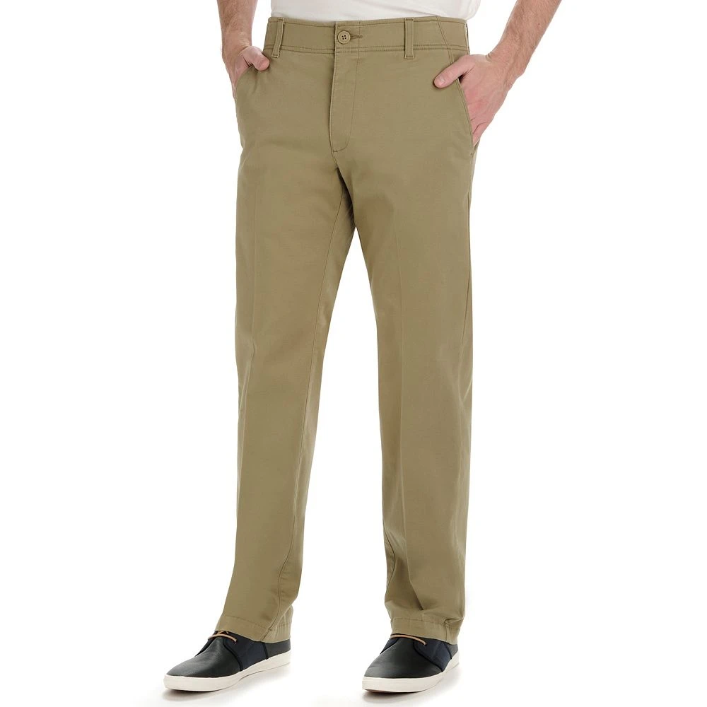 Big & Tall Lee® Performance Series Extreme Comfort Khaki Straight-Fit Pants 3 Big & Tall Lee® Performance Series Extreme Comfort Khaki Straight-Fit Pants