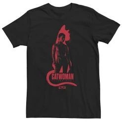 Licensed Character Big & Tall DC Batman Selina Kyle Catwomen In Red Tee