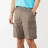 Men's Sonoma Goods For Life® 10" Flexwear Ripstop Cargo Shorts -Haggar Sales 5702853 Kagan Khaki