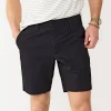 Men's Sonoma Goods For Life® 8" Everyday Flat-Front Shorts 2 Men's Sonoma Goods For Life® 8" Everyday Flat-Front Shorts -Haggar Sales 5703002 Black